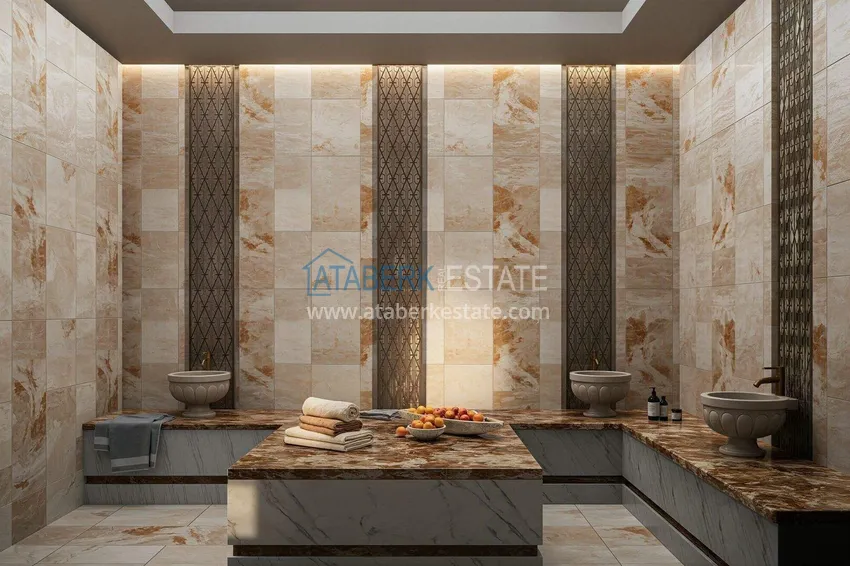 Purchase Luxury villa for citizenship in Alanya, Kargicak district — construction phase 21 