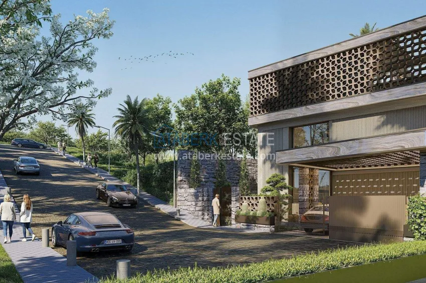 Luxury villa for citizenship in Alanya, Kargicak district — construction phase 8 