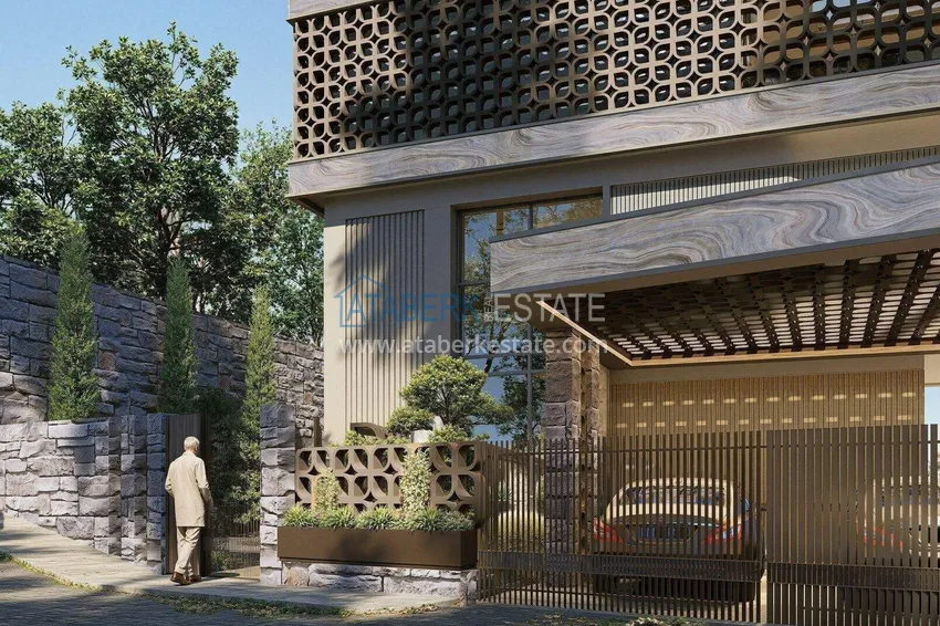 Luxury villa for citizenship in Alanya, Kargicak district — construction phase 9 