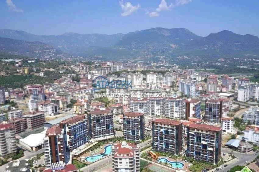 1+1 apartment for a residence permit in Alanya, Cikcilli district - sea view, furniture, premium residence 3 