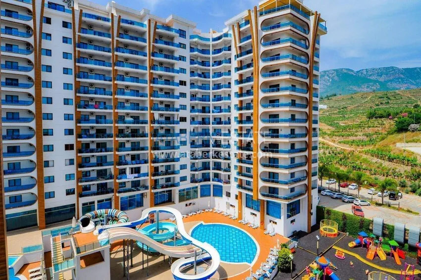 3+1 apartment in Alanya, Mahmutlar district — linear with furniture and panoramic views of the sea and mountains 3