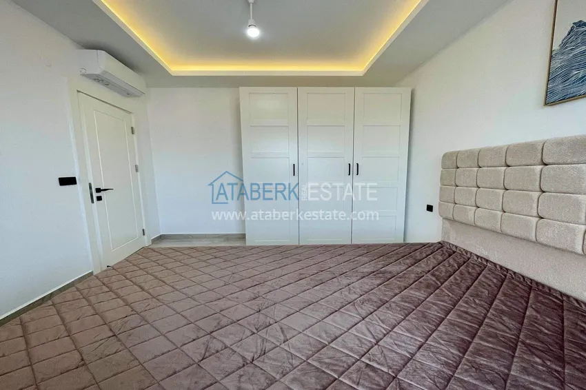 Purchase 2+1 apartment for a residence permit in Alanya, Oba district — furniture, sea and mountain views 10