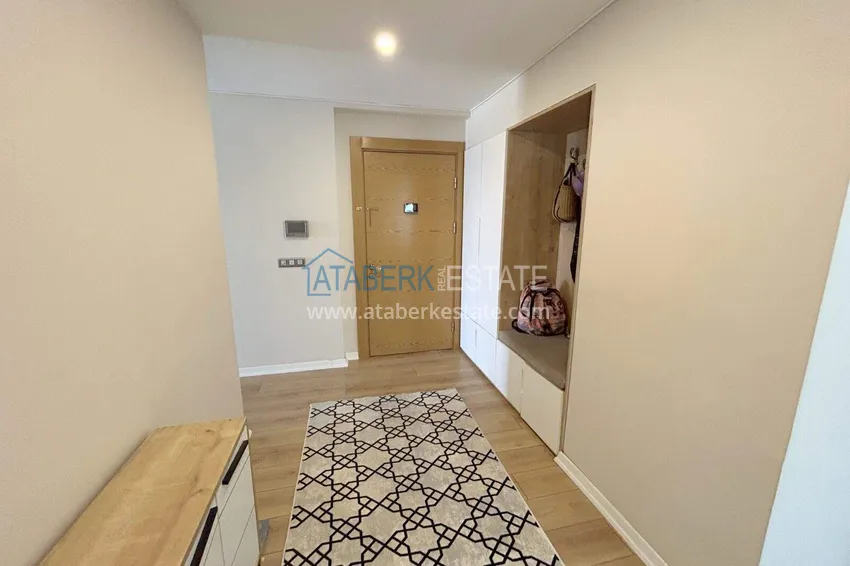Purchase 3+1 apartment in Alanya, Mahmutlar district — linear with furniture and panoramic views of the sea and mountains 1