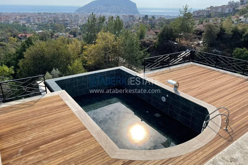 A villa in Alanya for citizenship is a rare offer in a prestigious location 10