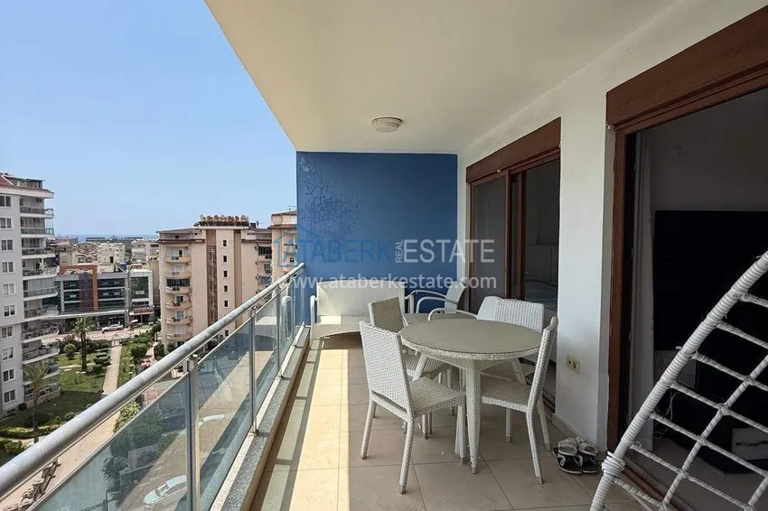 Purchase 1+1 apartment for a residence permit in Alanya, Cikcilli district - sea view, furniture, premium residence 10 
