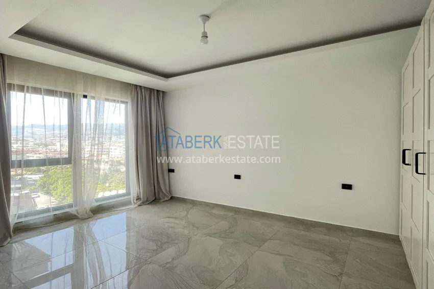 Purchase 2+1 apartment for a residence permit in Alanya, Oba district — furniture, sea and mountain views 11