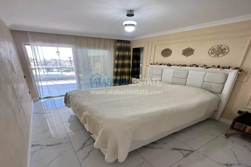 Purchase 1+1 apartment in Alanya, Cikcilli district - furnished and with sea view, glazed balcony 11 