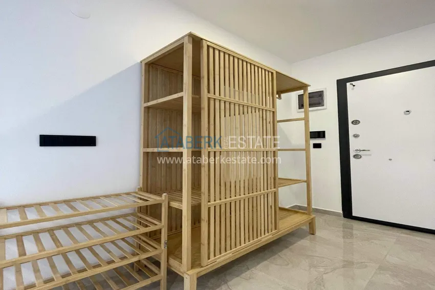 Purchase 2+1 apartment for a residence permit in Alanya, Oba district — furniture, sea and mountain views 1