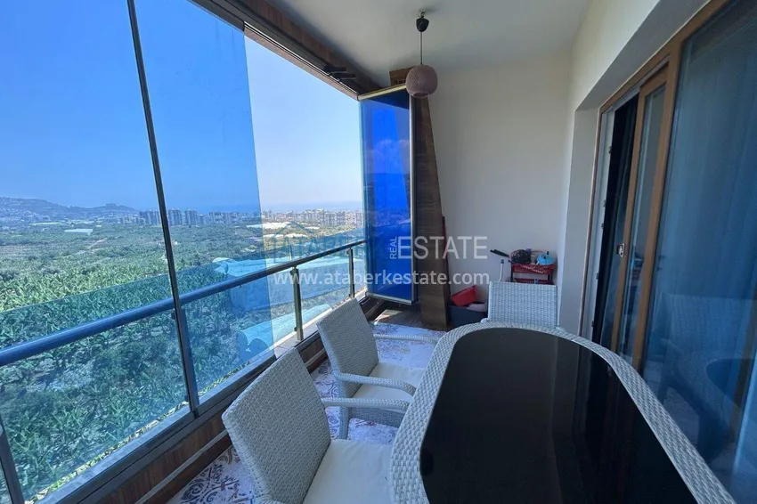 Purchase 3+1 apartment in Alanya, Mahmutlar district — linear with furniture and panoramic views of the sea and mountains 12