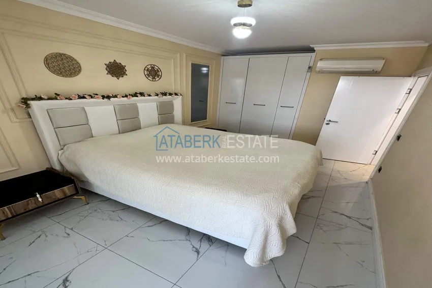 Purchase 1+1 apartment in Alanya, Cikcilli district - furnished and with sea view, glazed balcony 13 