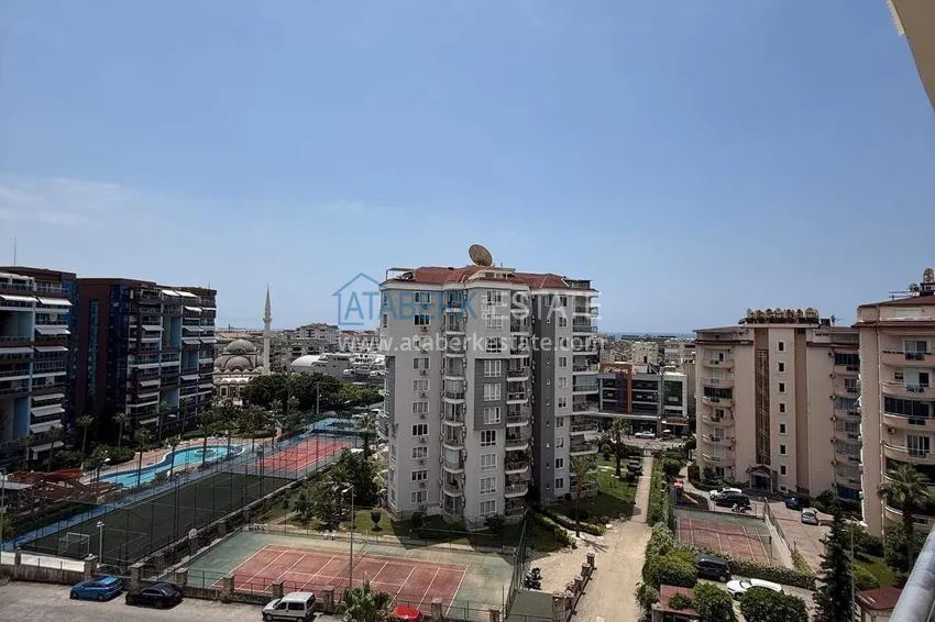 Purchase 1+1 apartment for a residence permit in Alanya, Cikcilli district - sea view, furniture, premium residence 14 