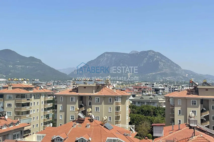 Purchase 2+1 apartment for a residence permit in Alanya, Oba district — furniture, sea and mountain views 17