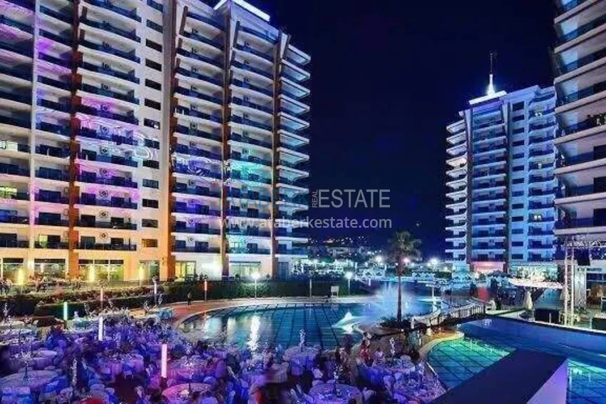 3+1 apartment in Alanya, Mahmutlar district — linear with furniture and panoramic views of the sea and mountains 4