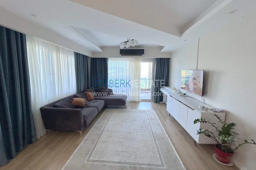 Purchase 3+1 apartment in Alanya, Mahmutlar district — linear with furniture and panoramic views of the sea and mountains 2