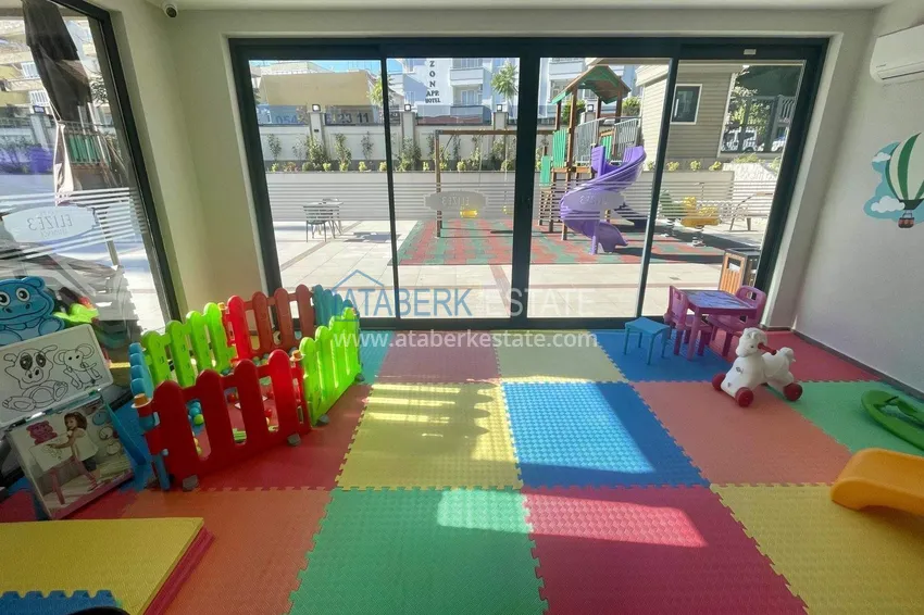 2+1 apartment for a residence permit in Alanya, Oba district — furniture, sea and mountain views 20