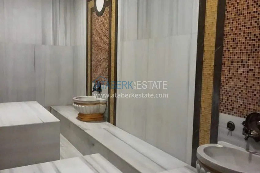 3+1 apartment in Alanya, Mahmutlar district — linear with furniture and panoramic views of the sea and mountains 26