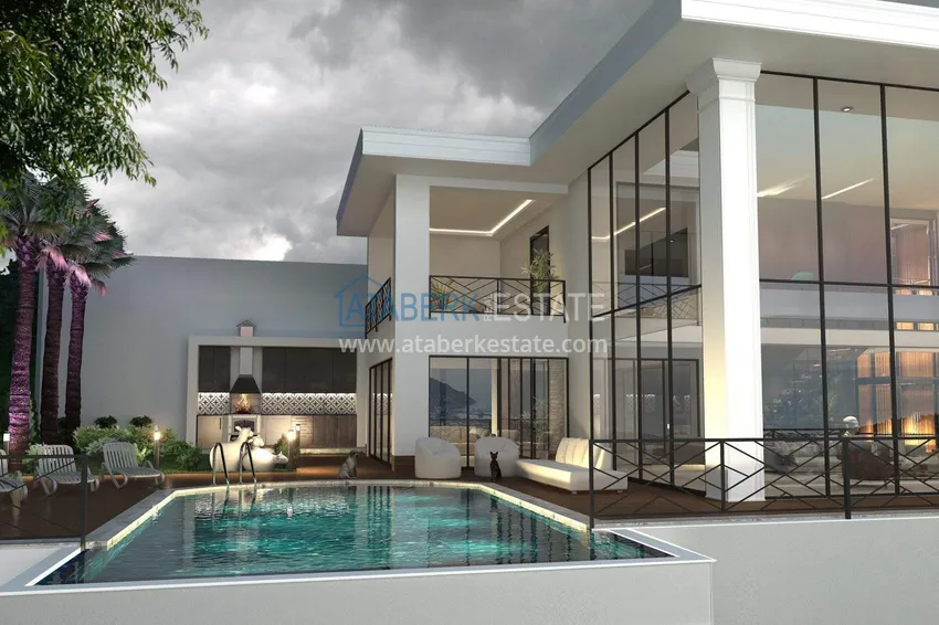A villa in Alanya for citizenship is a rare offer in a prestigious location 2