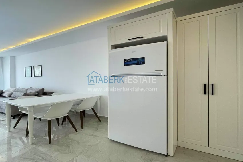 Purchase 2+1 apartment for a residence permit in Alanya, Oba district — furniture, sea and mountain views 3