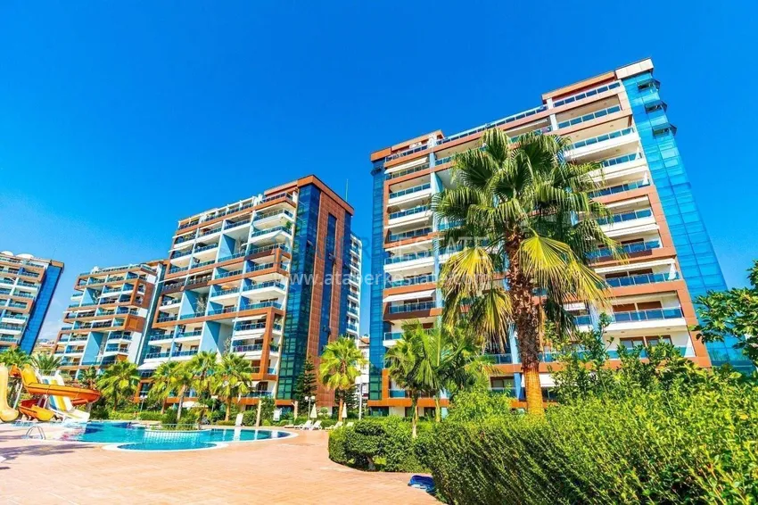 1+1 apartment for a residence permit in Alanya, Cikcilli district - sea view, furniture, premium residence 5 