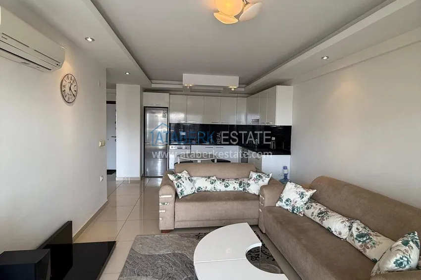 Purchase 1+1 apartment for a residence permit in Alanya, Cikcilli district - sea view, furniture, premium residence 3 