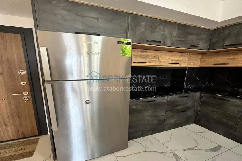 Purchase 1+1 apartment in Alanya, Cikcilli district - furnished and with sea view, glazed balcony 3 