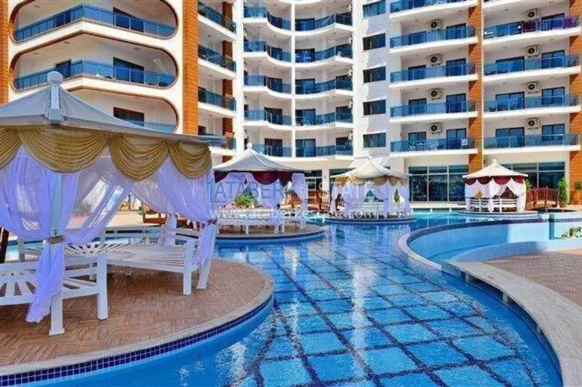 3+1 apartment in Alanya, Mahmutlar district — linear with furniture and panoramic views of the sea and mountains 6
