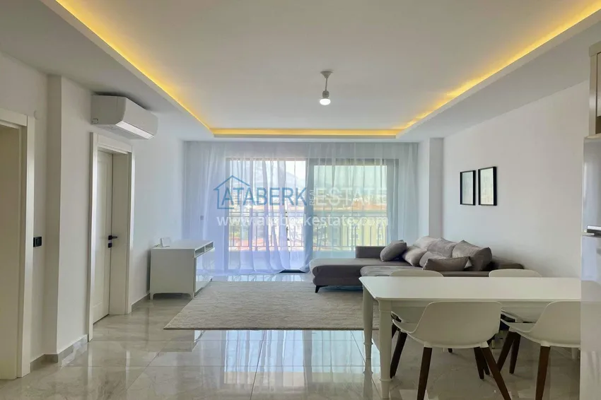 Purchase 2+1 apartment for a residence permit in Alanya, Oba district — furniture, sea and mountain views 4