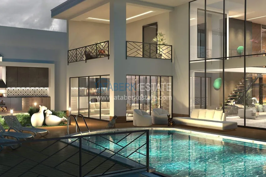 A villa in Alanya for citizenship is a rare offer in a prestigious location 4