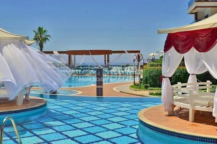 3+1 apartment in Alanya, Mahmutlar district — linear with furniture and panoramic views of the sea and mountains 7