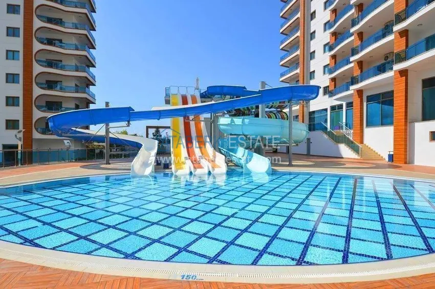 3+1 apartment in Alanya, Mahmutlar district — linear with furniture and panoramic views of the sea and mountains 8