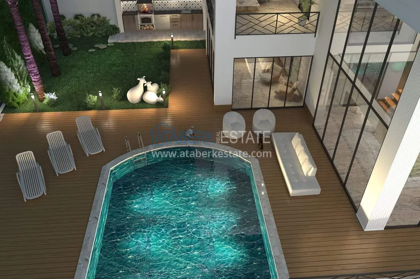 A villa in Alanya for citizenship is a rare offer in a prestigious location 6