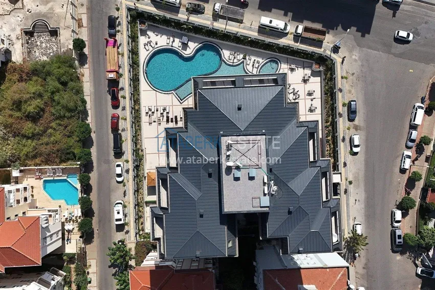 2+1 apartment for a residence permit in Alanya, Oba district — furniture, sea and mountain views 8