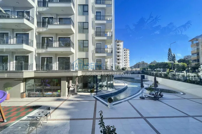 2+1 apartment for a residence permit in Alanya, Oba district — furniture, sea and mountain views 9