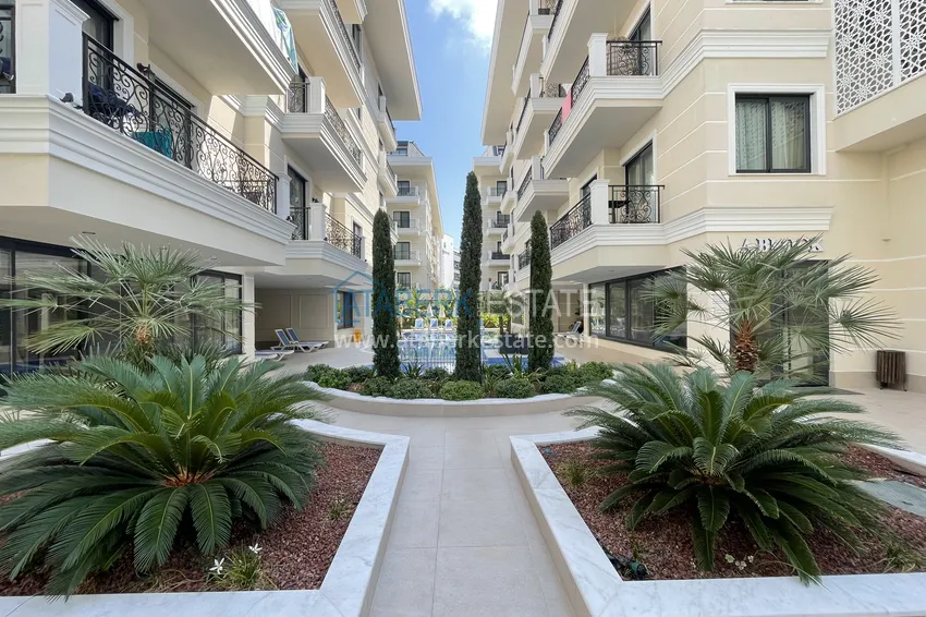 2+1 duplex in the center of Alanya, Cleopatra beach area — complex with a rental license 12