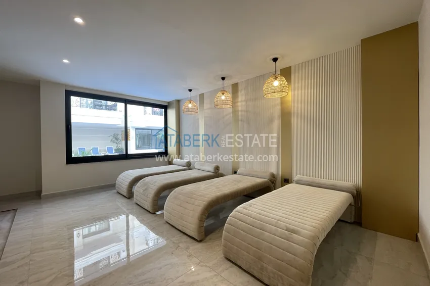 2+1 duplex in the center of Alanya, Cleopatra beach area — complex with a rental license 22
