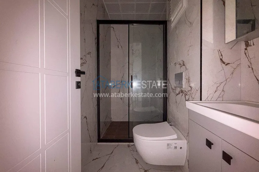 Purchase 4+1 panoramic penthouse duplex in the center of Alanya — the first coastal one, suitable for citizenship 24 