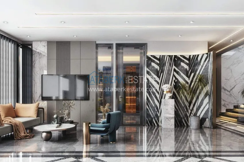 Apartments from a developer in Alanya, for a residence permit and citizenship - a premium boutique complex in the Kestel district 10