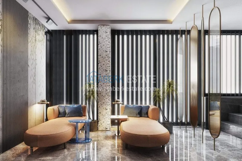 Apartments from a developer in Alanya, for a residence permit and citizenship - a premium boutique complex in the Kestel district 13