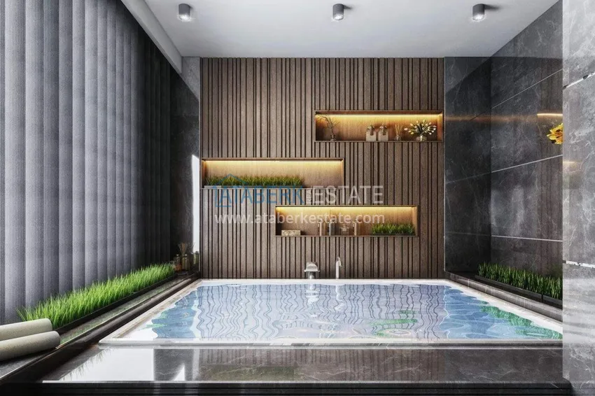 Apartments from a developer in Alanya, for a residence permit and citizenship - a premium boutique complex in the Kestel district 14