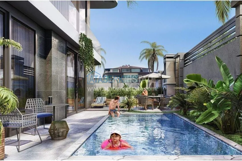 Apartments from a developer in Alanya, for a residence permit and citizenship - a premium boutique complex in the Kestel district 9