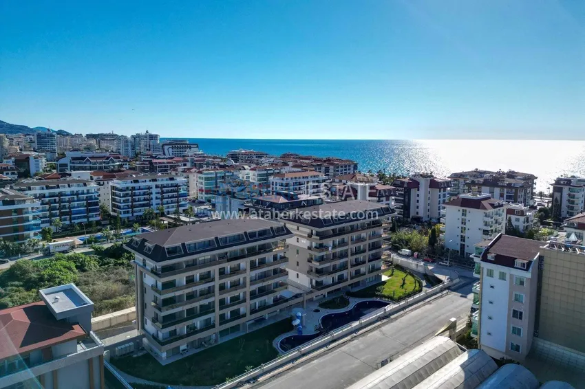 3+1 penthouse in Alanya, Kestel district — residence permit, installments up to 3 years, sea and mountain views 1