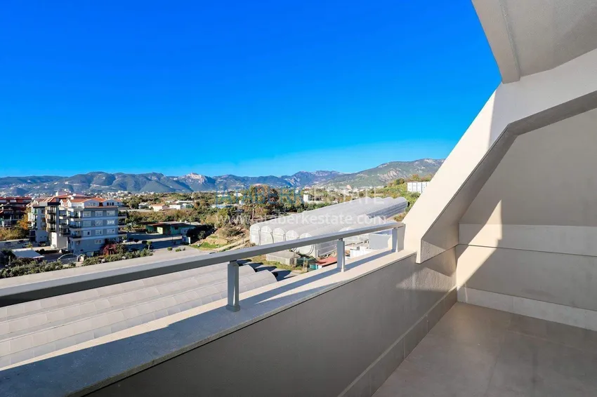 Purchase 3+1 penthouse in Alanya, Kestel district — residence permit, installments up to 3 years, sea and mountain views 19