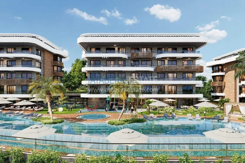 Luxury investment complex in Kestel - apartments with sea views, installments up to 36 months 11