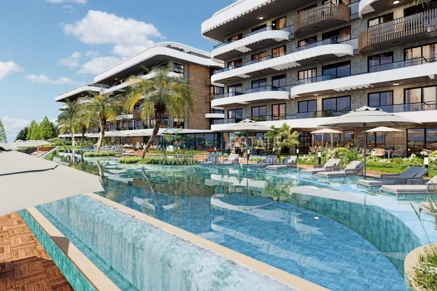 Luxury investment complex in Kestel - apartments with sea views, installments up to 36 months 12