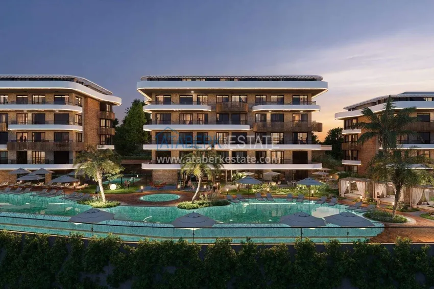 Luxury investment complex in Kestel - apartments with sea views, installments up to 36 months 14