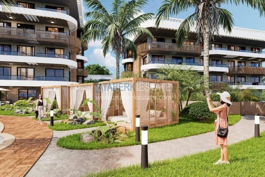 Luxury investment complex in Kestel - apartments with sea views, installments up to 36 months 16
