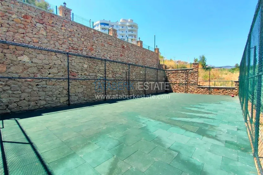 2+1 apartment in Alanya, Tosmur district - furnished, mountain and sea view 10 