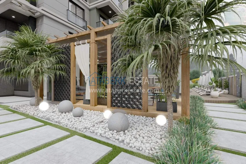 Apartments from a developer with installments in Alanya - boutique complex under construction in Gazipasa 10