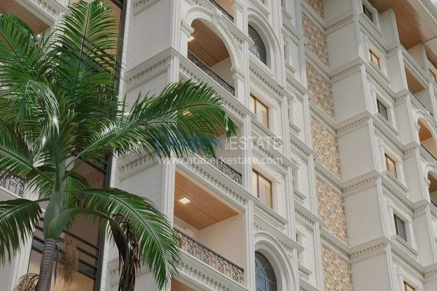 Apartments from a developer in Alanya with installments of up to 24 months - a complex under construction in the center of Mahmutlar 13 