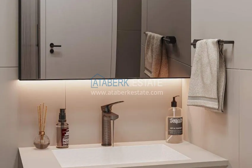 Purchase Apartments from a developer in Alanya with installments of up to 24 months - a complex under construction in the center of Mahmutlar 11 